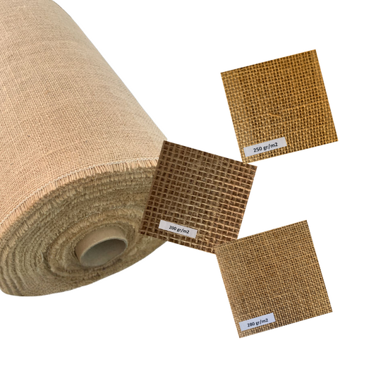 Tissu de Jute 100% Naturel pour la Décoration Intérieure, les Mariages et les Événements